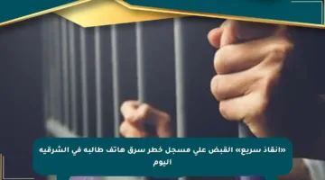 «إنقاذ سريع» القبض على مسجل خطر سرق هاتف طالبة في الشرقية اليوم